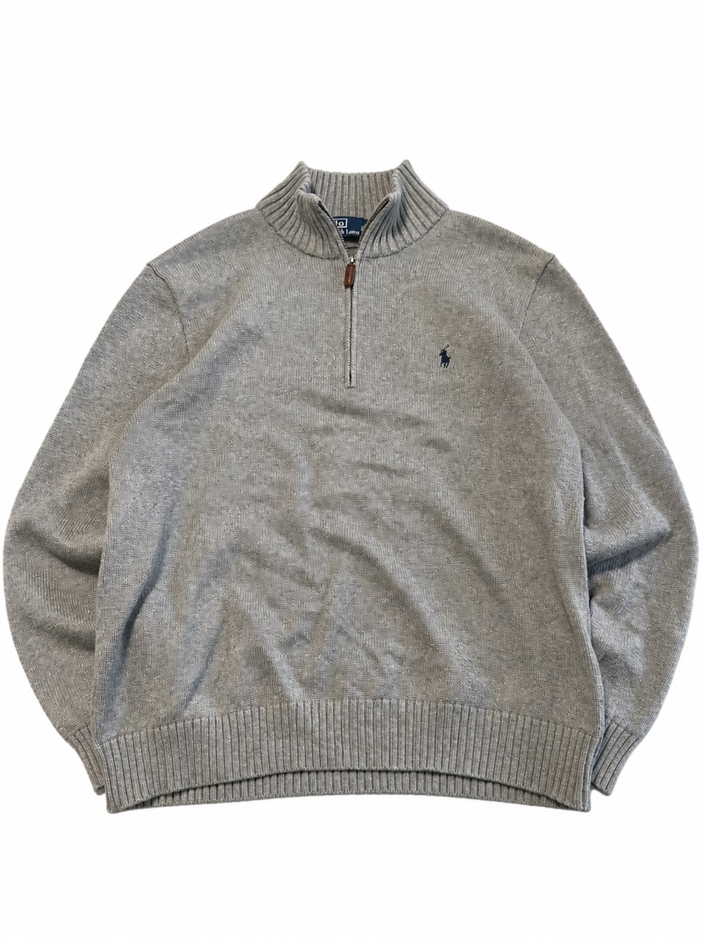 Vintage Polo Quarter Zip silvertag